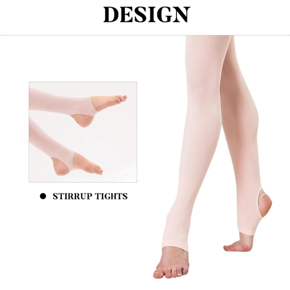 Ballet🩰Dance Tights for Girls👧🏻Kids Ultra Soft Footless Thick Stockings Sz XL - Picture 8 of 8